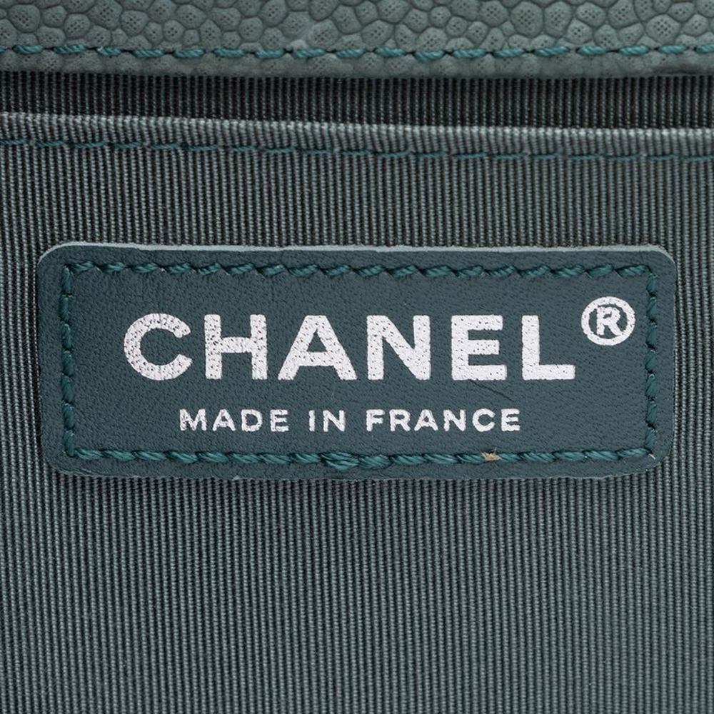 Chanel Matte Caviar Leather Old Medium Boy Bag - FINAL SALE - Picture 8 of 15